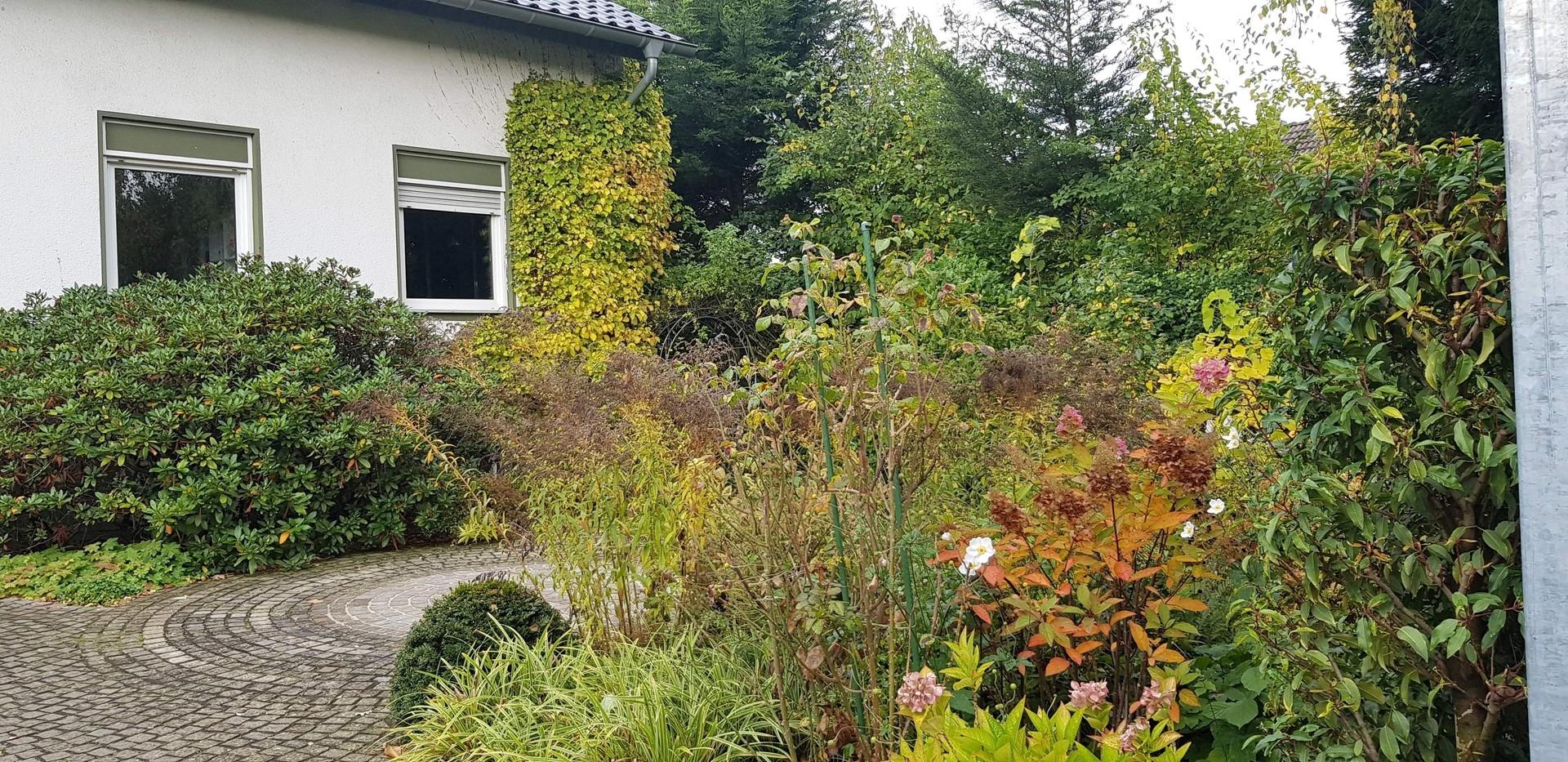 Gartenansicht rechte Seite