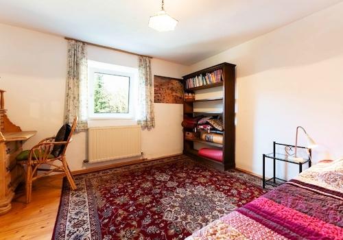 Das gemütliche Gästezimmer im Obergeschoss