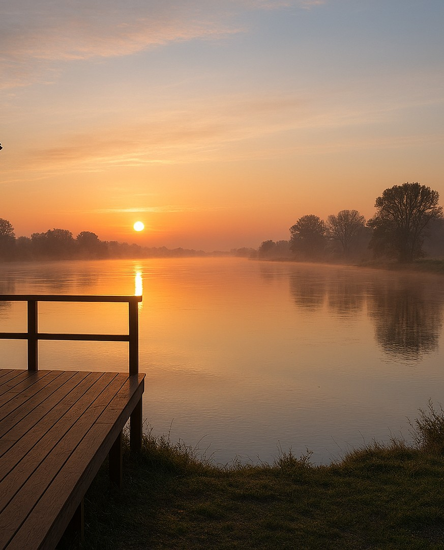 ..den Sonnenaufgang genießen..