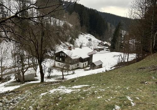 Blick von oben Winter 