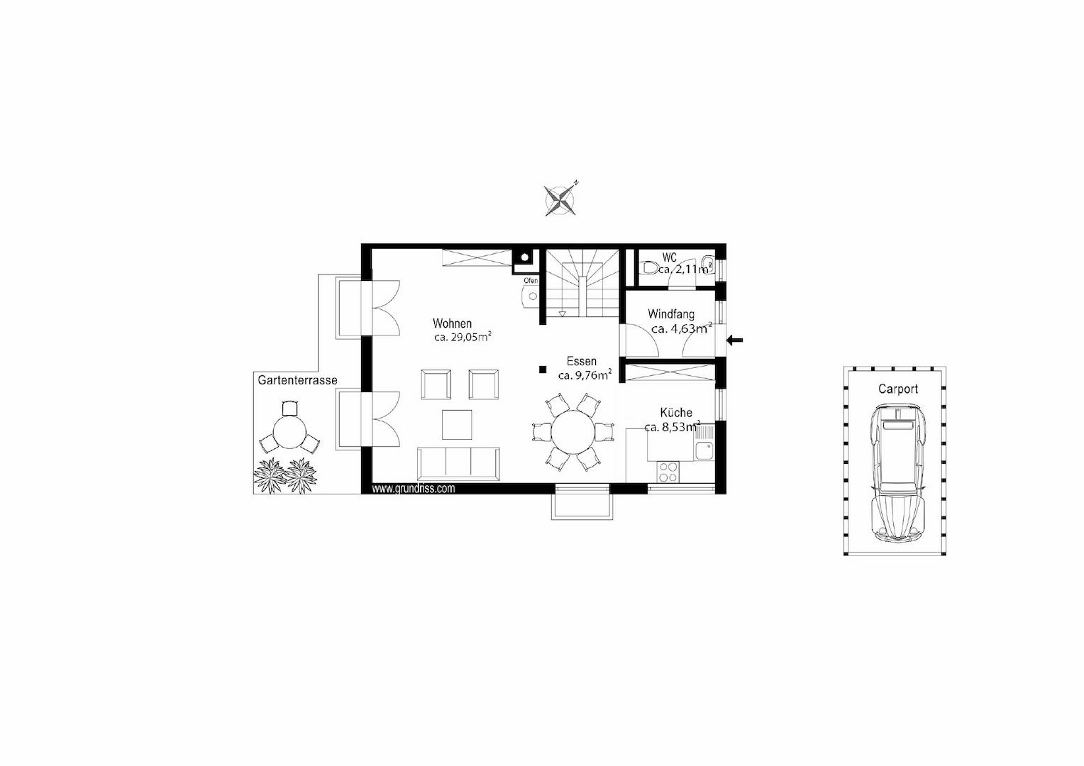 Grundriss Erdgeschoss