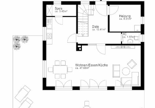 Grundriss Erdgeschoss