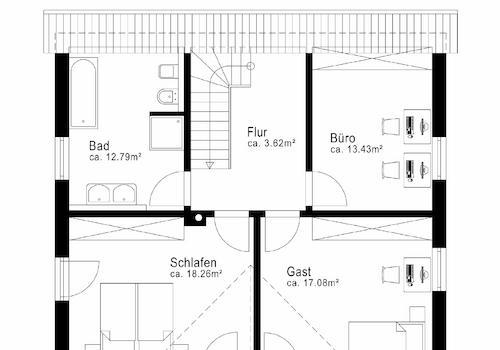 Grundriss Dachgeschoss