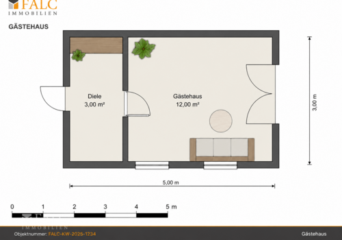 Grundriss Gästehaus