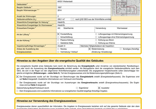 Energieausweis