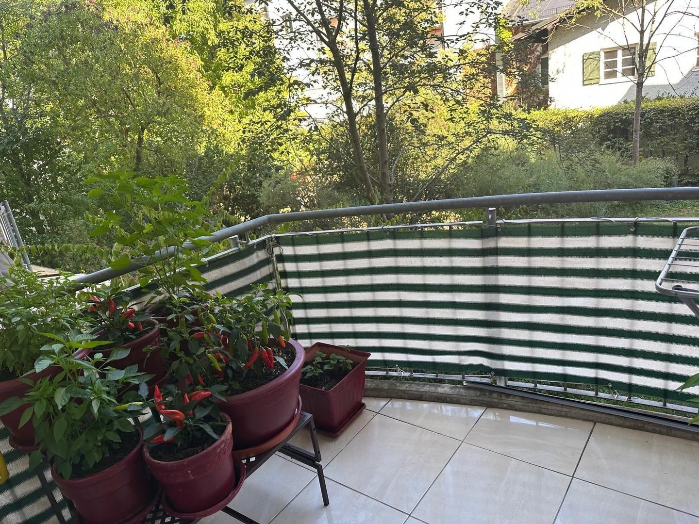 Balkon Blick nach Links