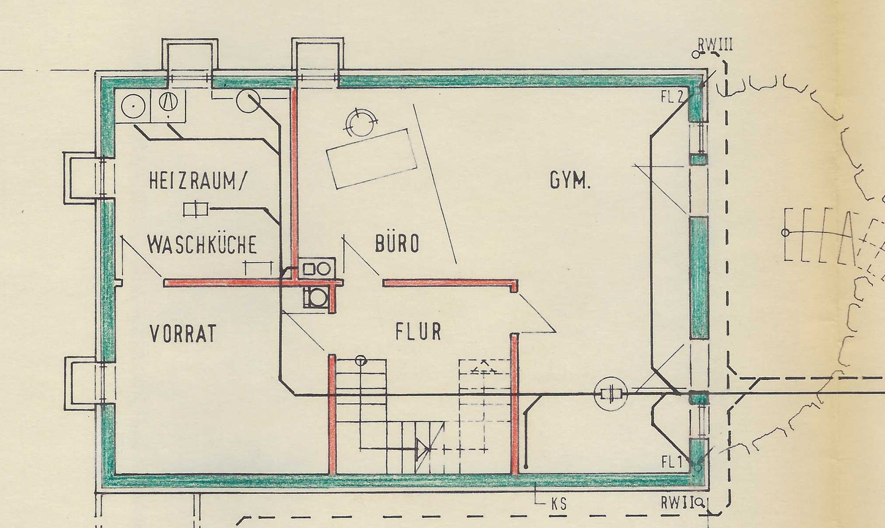 Plan Kellergeschoss