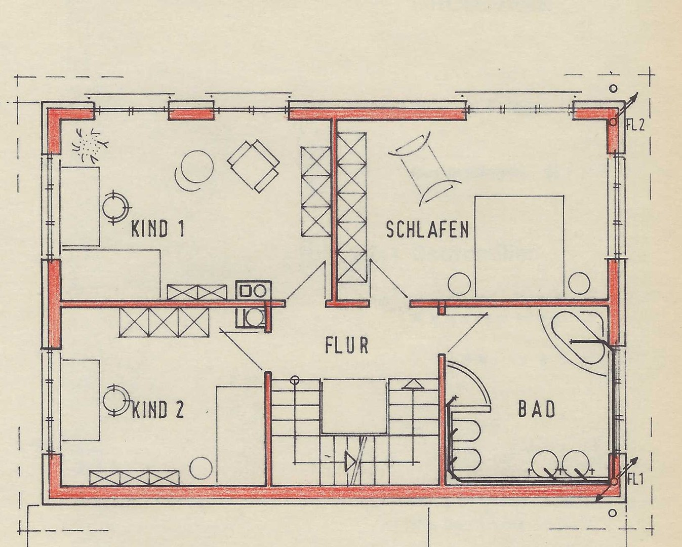 Plan 1.Obergeschoss