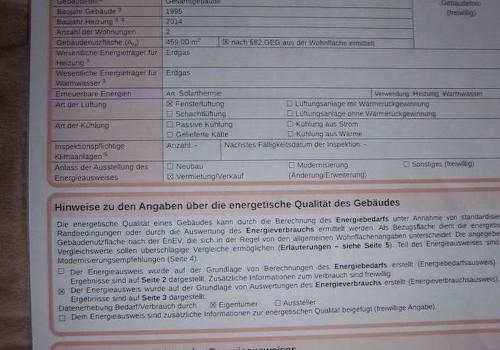 Energieausweiß