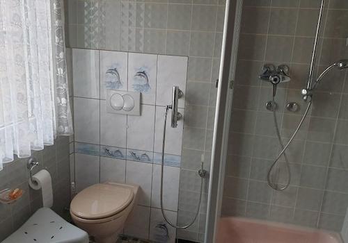 Kleines Bad Dusche WC