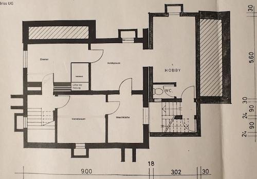 Grundriss UG ausgebaut