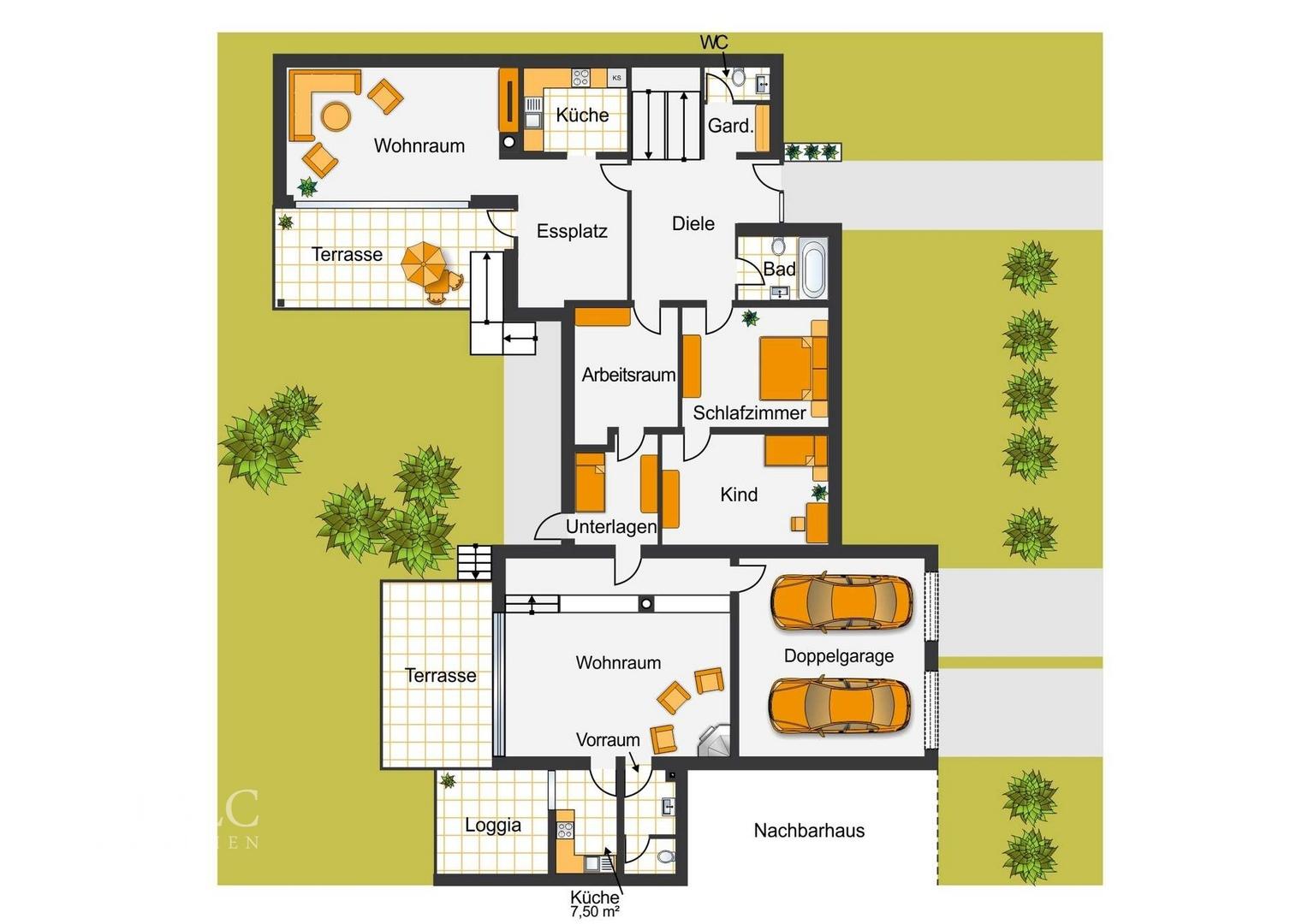 Grundriss EG 