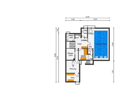 Grundriss KG 