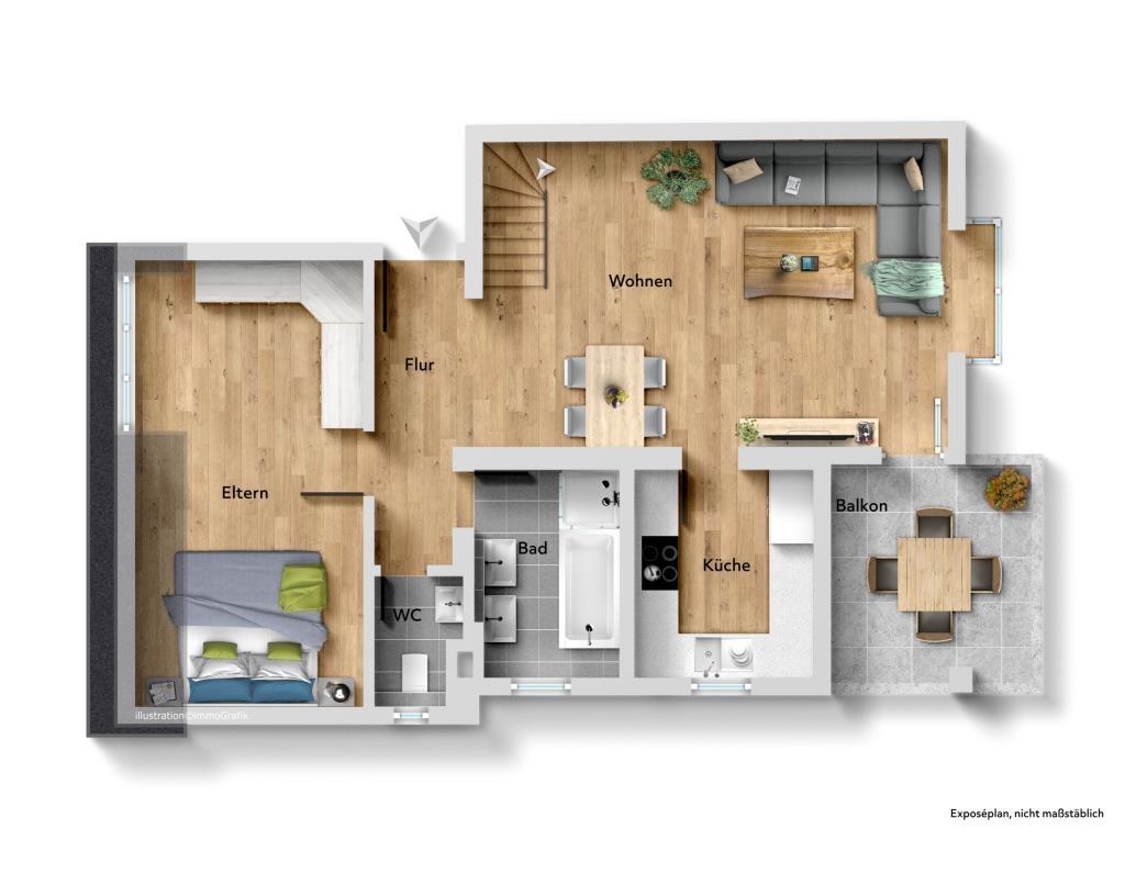 Grundriss Ebene 1