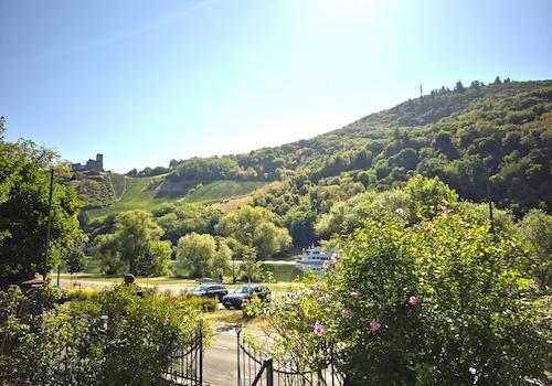 Blick vom Balkon Richtung Mosel