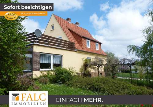 Hausansicht seitlich hinten