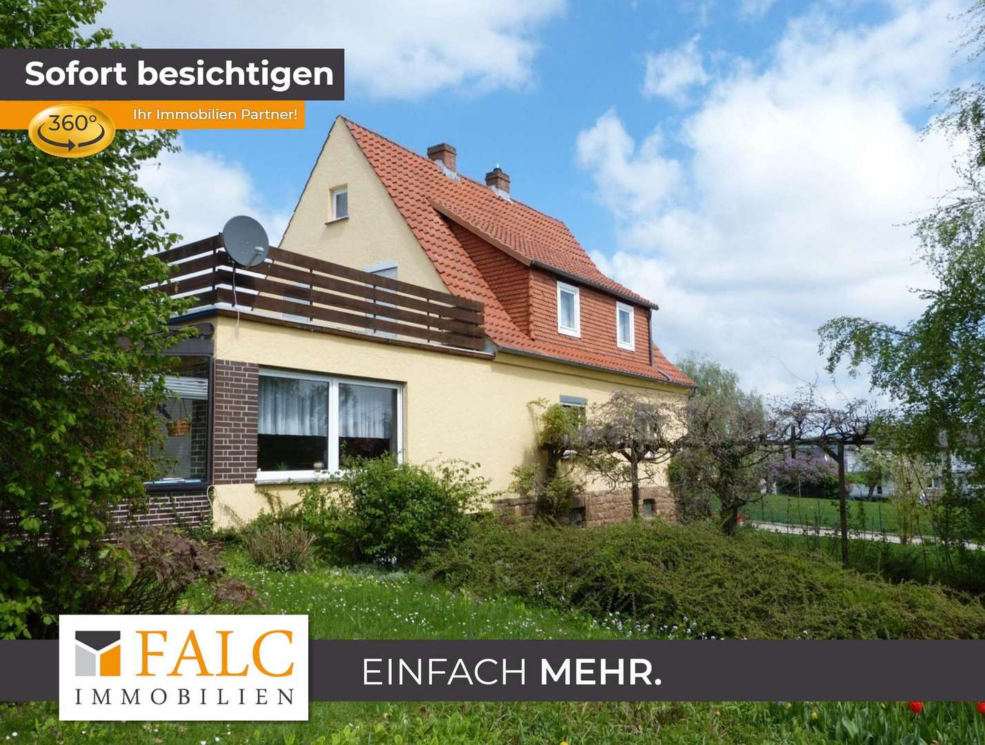 Hausansicht seitlich hinten