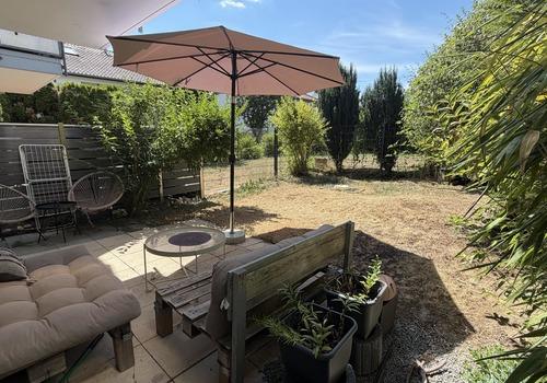 Terrasse und Garten