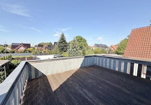 große Dachterrasse