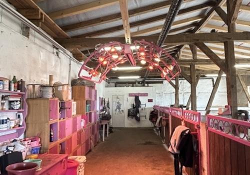 Stallgebäude mit Solarium