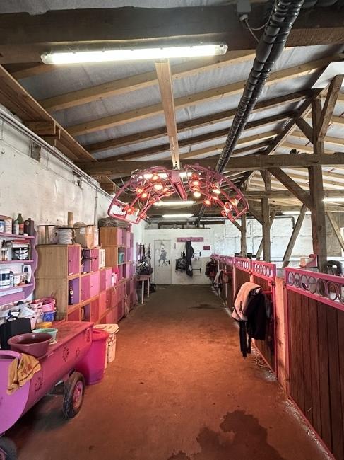 Stallgebäude mit Solarium