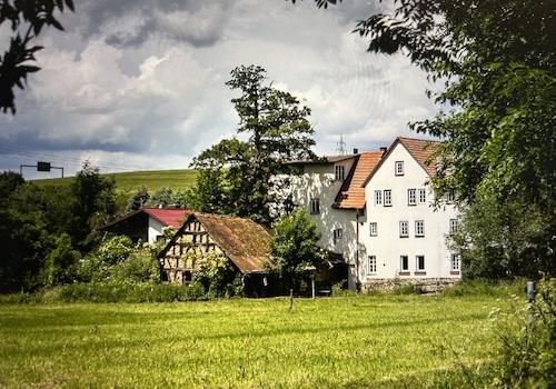 rückwärtige Ansicht Münzenberger Mühle