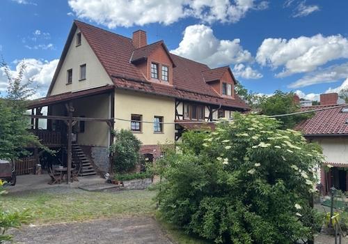 Übergang zum Wander- u. Radweg