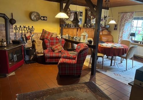 Wohnbereich in der großen Wohneinheit 