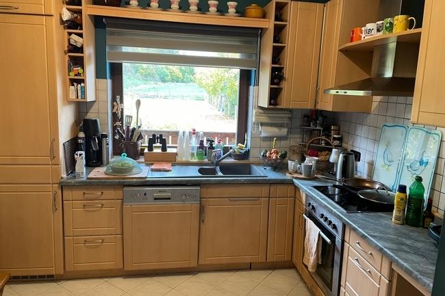Küche in der Wohnung