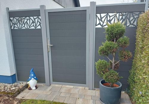 Vorderseite,Zugang in d.Garten