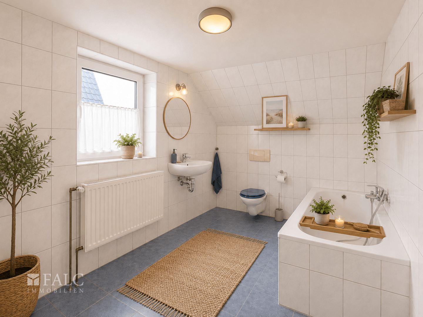 Badezimmer virtualisiert
