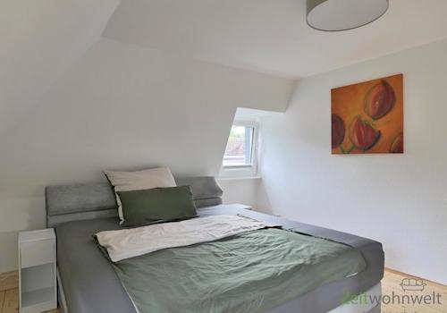 Blick ins Schlafzimmer
