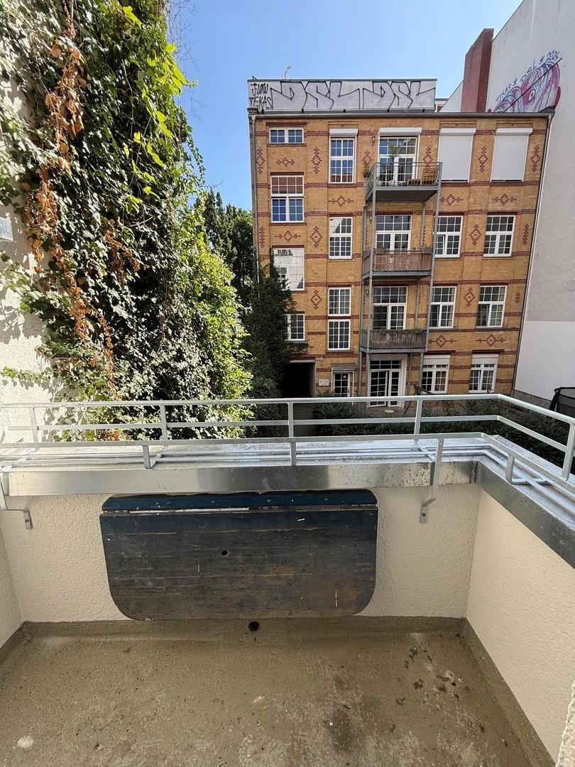 Aussicht vom Balkon