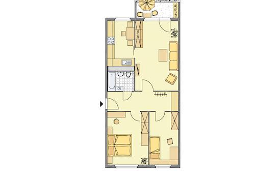 Grundriss möbliert