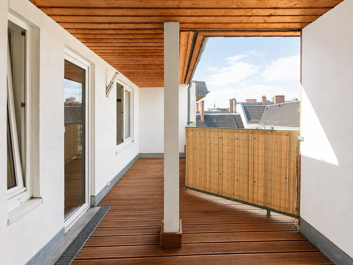 13,6 m² überdachter Logenplatz