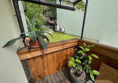 Balkon Ausblick