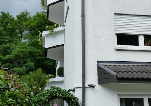Hintere Hausansicht