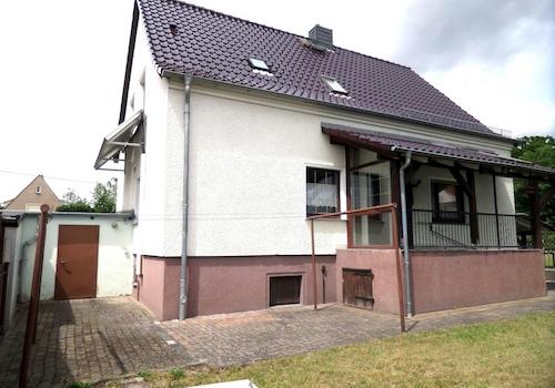 Haus mit Eingang