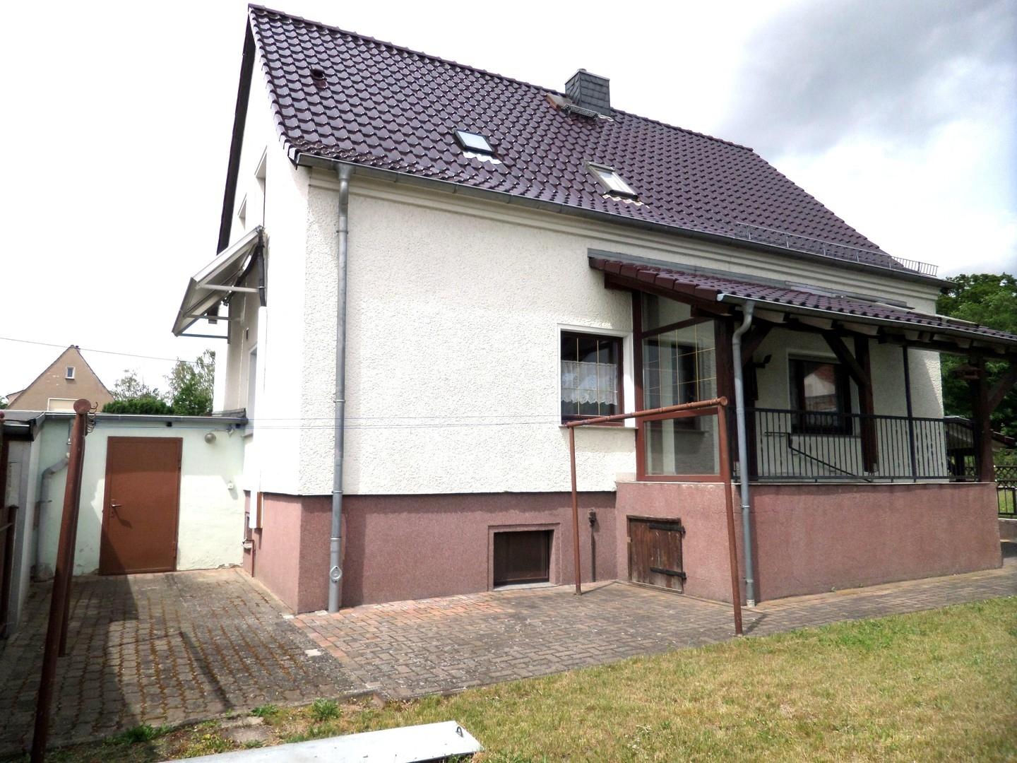 Haus mit Eingang