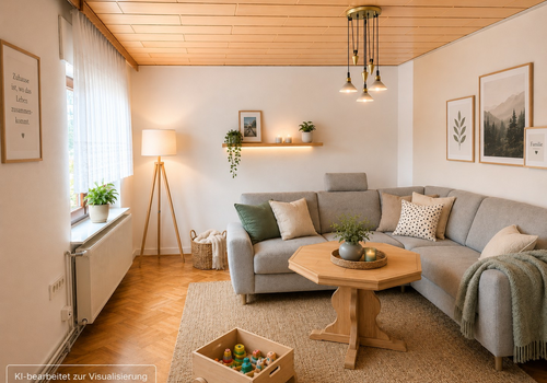 Wohnzimmer - KI generiert