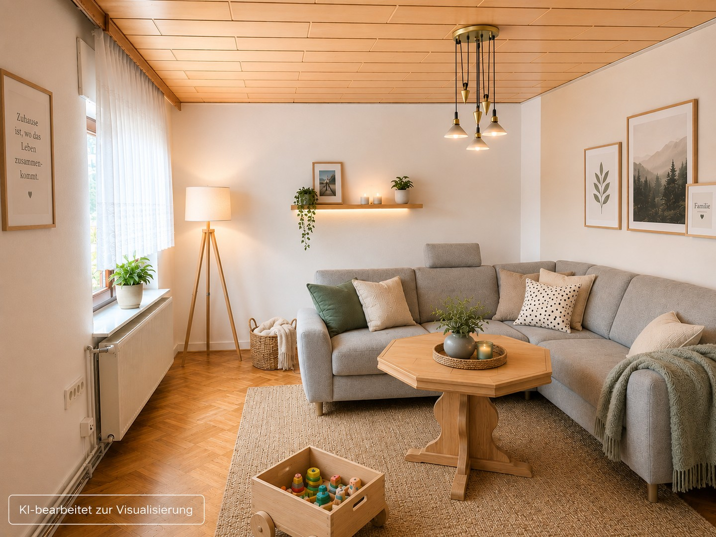 Wohnzimmer - KI generiert