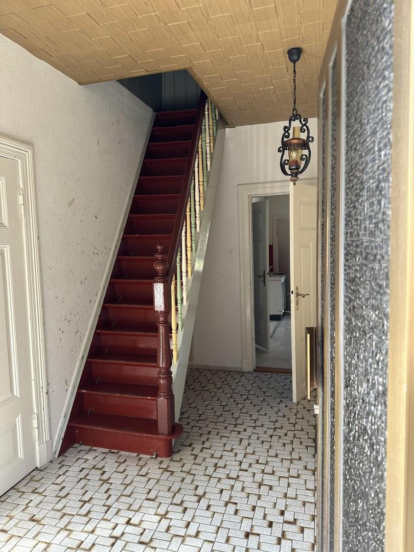Treppe zum Dachgeschoss
