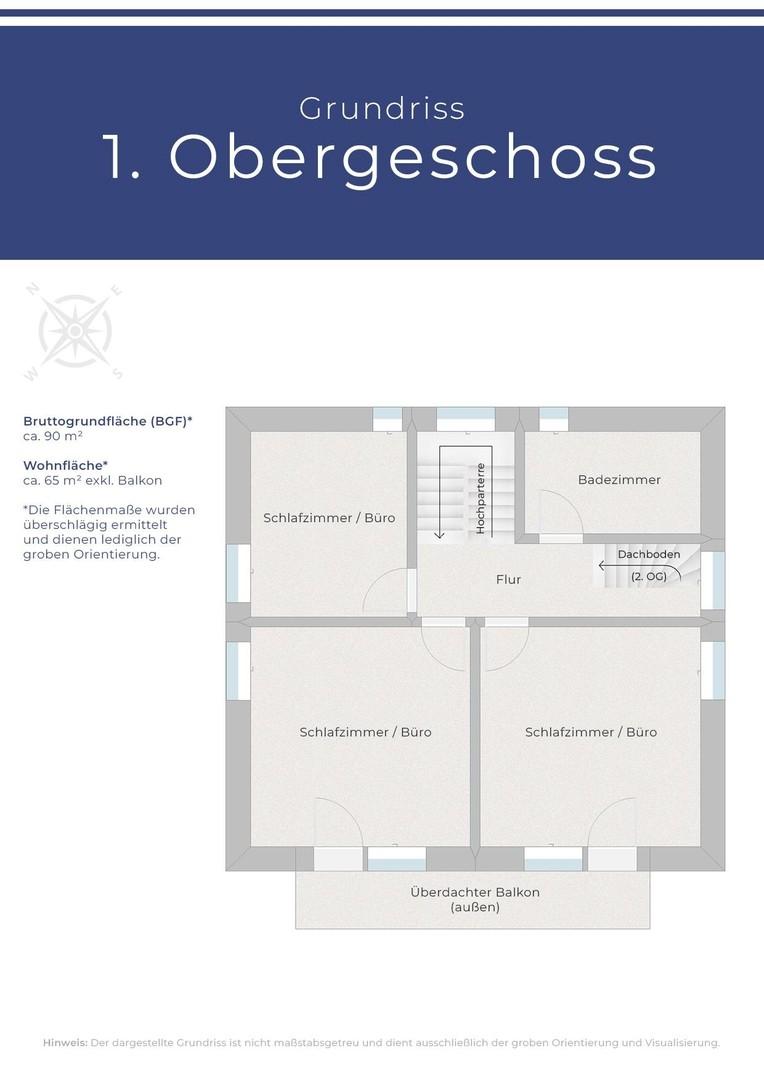 Grundriss Obergeschoss