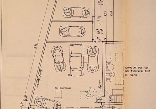 Grundriss Garage