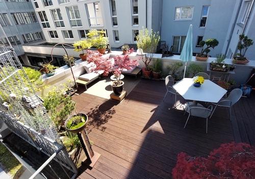 Terrasse von oben