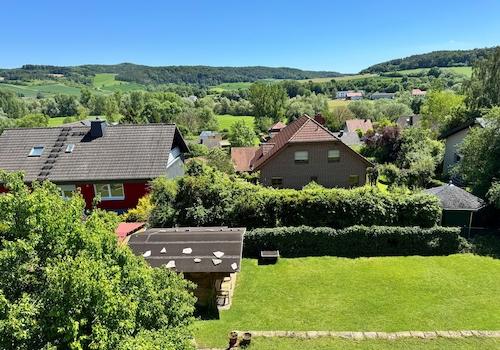 Blick vom Balkon