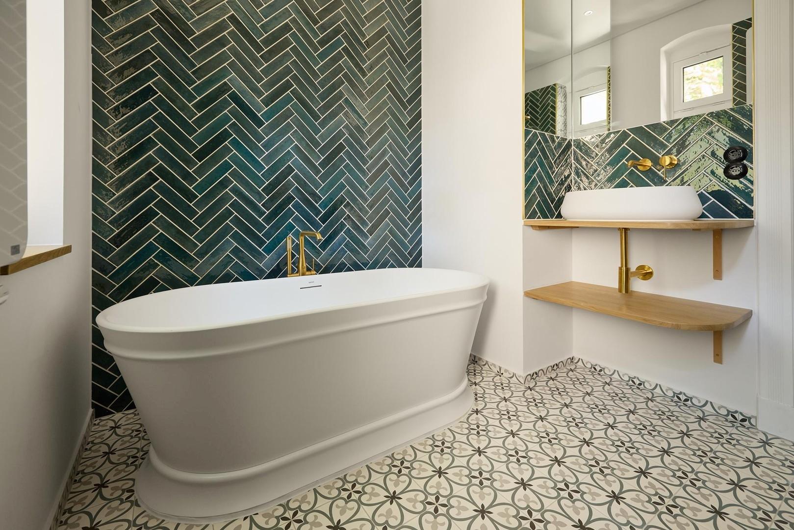 Freistehende Badewanne