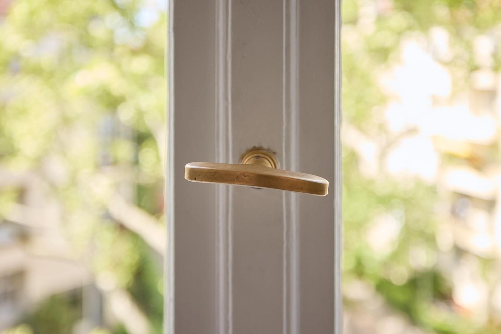 Historischer Fenstergriff