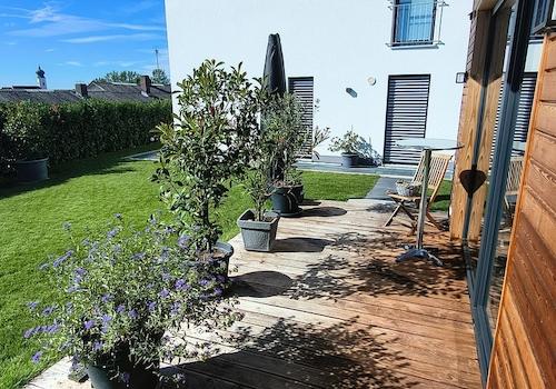 Terrasse Gartenhaus