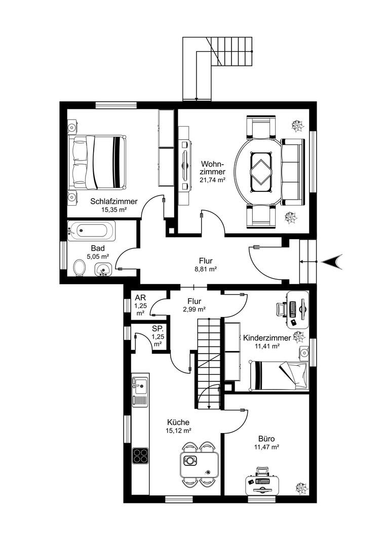 Grundriss EG